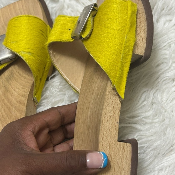 FENDI OPEN TOE CLOGS 37 - Picture 4 of 6